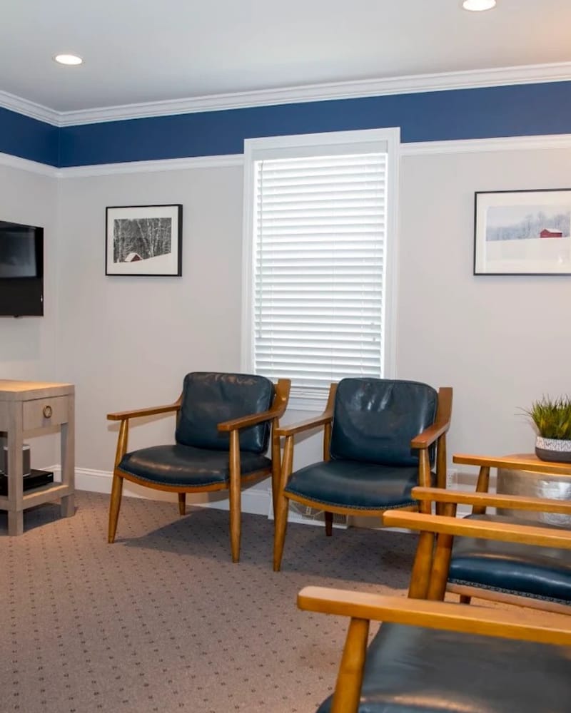 The patient area at Radiant Smiles in Bridgeport's North End.